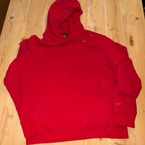 Lckr Brand Red Hoodie for Men‎